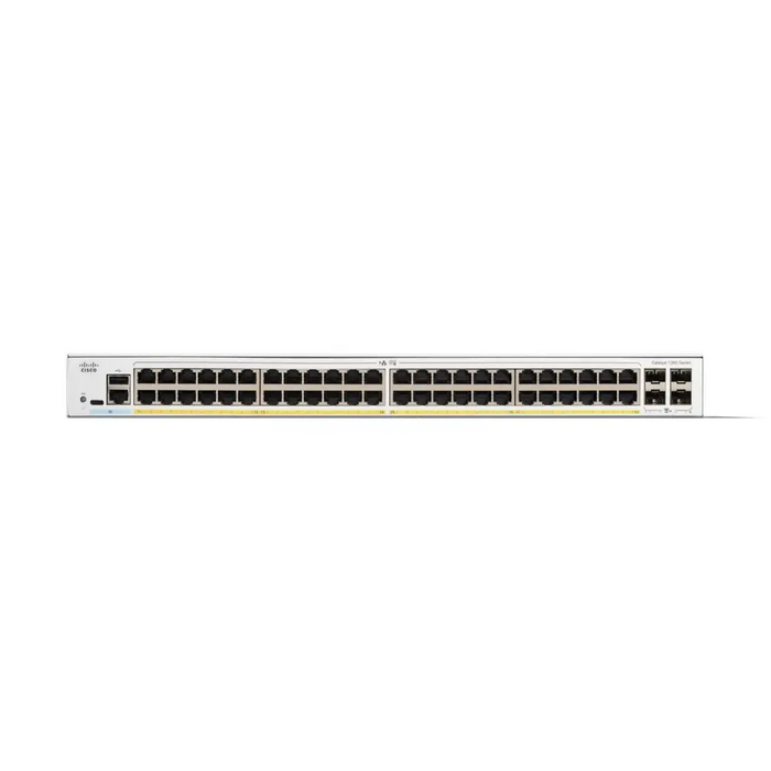Cisco Catalyst 1300-48P-4X Managed Switch 48 Port GE PoE 4x10GE SFP+ Limited Lifetime Protection (C1300-48P-4X)