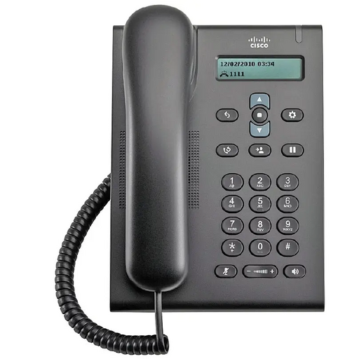 CISCO Unified SIP Phone 3905 Charcoal Standard Handset - IP телефони<<<Аудио-конферентни<<<Конферентни системи<<<ALSO