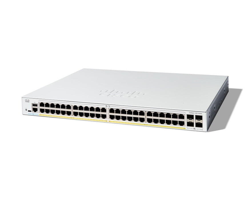 Cisco Catalyst 1200 48-port GE, PoE, 4x1G SFP