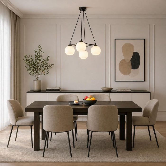 CHANDELIER THEA 4ХЭ27 BLACK