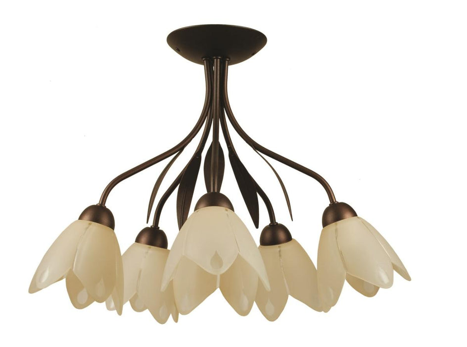 CHANDELIER 5 PCS ATLANTA PATINA