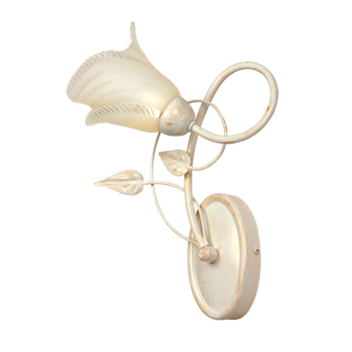 WALL APPLIQUE, CREAM/EFFECT, E14, 1X60W LAURA