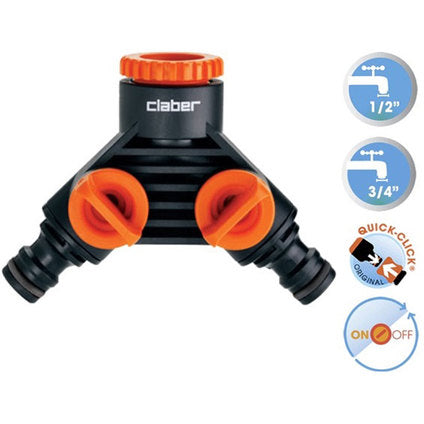 WATER DISTRIBUTOR 1/2"-3/4" CLABER 8599