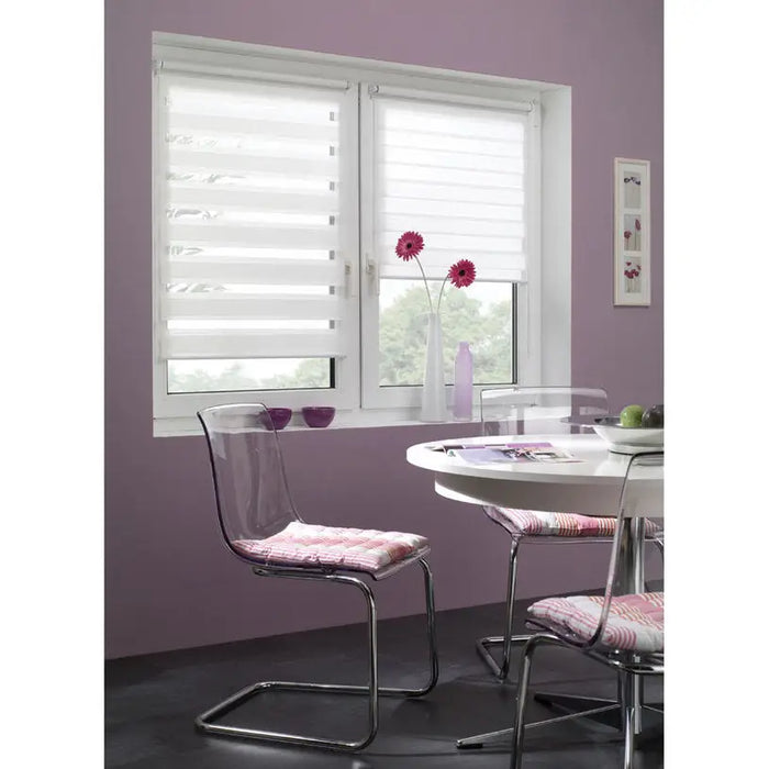 CLASSIC GARDINIA DOUBLE ROLL BLIND 68X215 CM. WHITE - Щори<<<Корнизи щори и пердета<<<Мебели и интериор<<<Praktiker