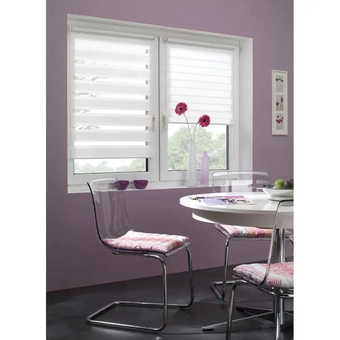 CLASSIC GARDINIA DOUBLE ROLL BLINDS 50X150 CM. WHITE - Щори<<<Корнизи щори и пердета<<<Мебели и интериор<<<Praktiker