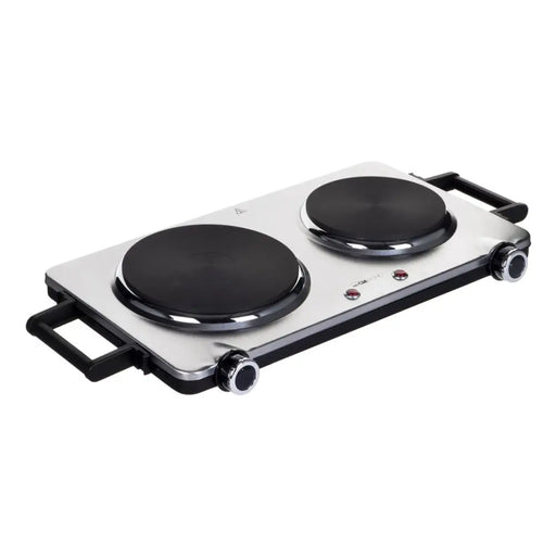 Clatronic DKP 3668 E Black,Stainless steel Countertop Sealed plate 2 zone(s) - CookersAGD-KTU<<<Home Appliance