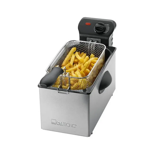 Clatronic FR 3586 Fryer 3 L Silver,Stainless steel Stand-alone 2000 W - FryersAGD-FRY<<<Home Appliance