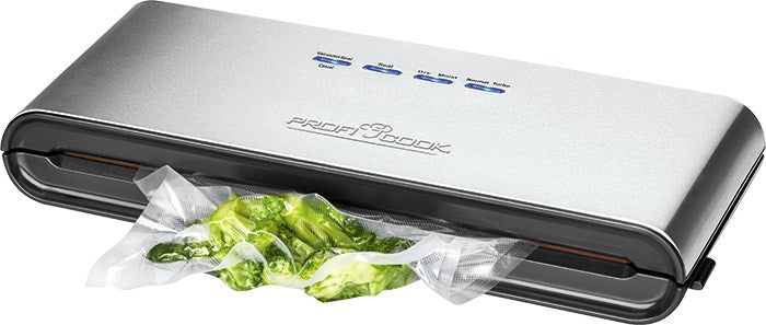 ProfiCook PC-VK 1080 vacuum sealer Black, Stainless steel