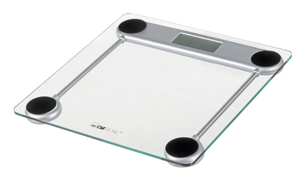 Clatronic PW 3368 Electronic Personal Scale (Transparent/Silver)