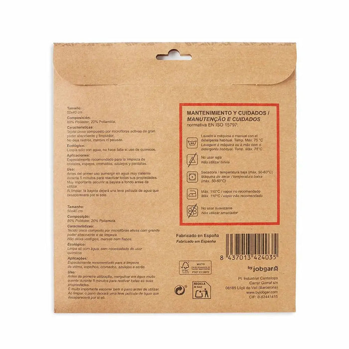 Cleaning cloth Ecolimpia - Почистване Прахосмукачки И Гладене<<<Дом Градина<<<BigBuy&&&Други продукти за