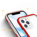 Clear 3in1 Case for iPhone 11 Pro Max Frame Cover Gel Red - Cell phone cases and covers<<<HurtelXML