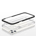 Clear 3in1 case for iPhone 11 Pro Max case gel cover with frame black - Cell phone cases and covers<<<HurtelXML