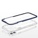 Clear 3in1 case for iPhone 12 blue frame gel cover - Cell phone cases and covers<<<HurtelXML