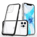 Clear 3in1 case for iPhone 12 Pro Max case gel cover with frame black - Cell phone cases and covers<<<HurtelXML