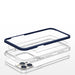 Clear 3in1 case for iPhone 13 Pro blue frame gel cover - Cell phone cases and covers<<<HurtelXML