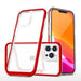 Clear 3in1 case for iPhone 13 Pro frame cover gel red - Cell phone cases and covers<<<HurtelXML