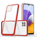 Clear 3in1 Case for Samsung Galaxy A22 5G Frame Gel Cover Red - Cell phone cases and covers<<<HurtelXML