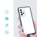 Clear 3in1 Case for Samsung Galaxy A33 5G Frame Gel Cover Blue - Cell phone cases and covers<<<HurtelXML