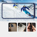 Clear 3in1 Case for Samsung Galaxy S21 Ultra 5G Frame Gel Cover Blue - Cell phone cases and covers<<<HurtelXML