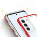 Clear 3in1 case for Samsung Galaxy S22 + (S22 Plus) frame gel cover red - Cell phone cases and covers<<<HurtelXML