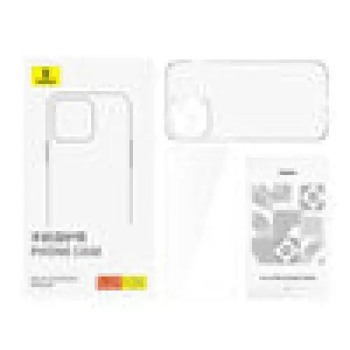 Clear Case Baseus iPhone 15 Pro + tempered glass - Protective cases for smartphones<<<Cases<<<GSM
