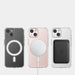 Clear Magnetic Case with MagSafe for iPhone 14 with a silver ring - transparent - Cell phone cases