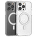 Clear Magnetic Case with MagSafe for iPhone 14 Pro Max with silver ring - transparent - Cell phone cases