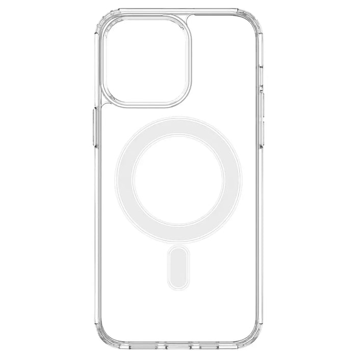 Clear Magnetic Case with MagSafe for iPhone 14 Pro Max with silver ring - transparent - Cell phone cases