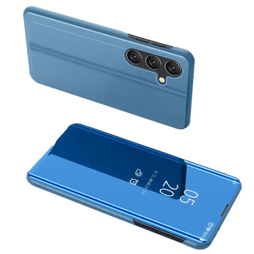 Clear View Case cover for Samsung Galaxy A54 5G blue flip cover - Cell phone cases and covers<<<HurtelXML
