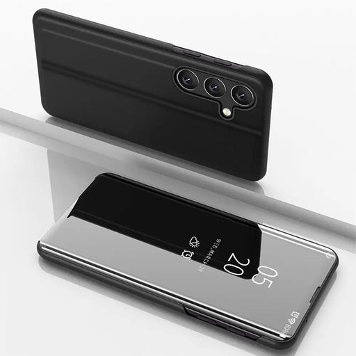 Clear View Case for Samsung Galaxy A26 Cover with Flip - Black - Cell phone cases and covers<<<HurtelXML