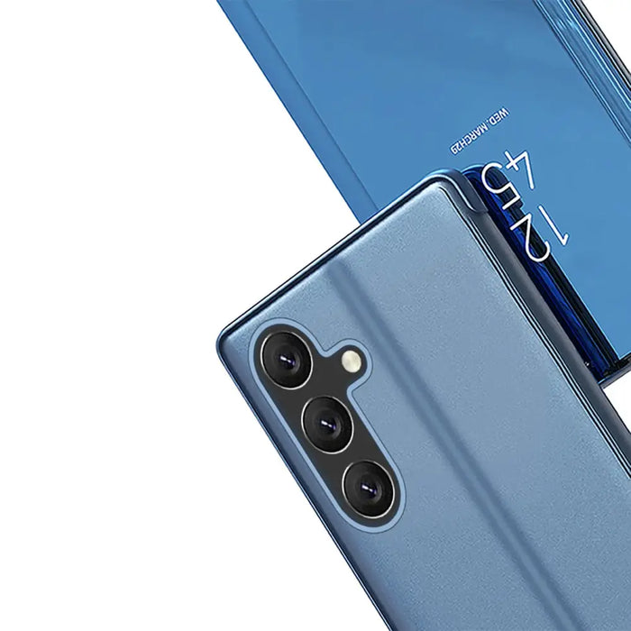 Clear View Case for Samsung Galaxy A26 Cover with Flip - Blue - Cell phone cases and covers<<<HurtelXML