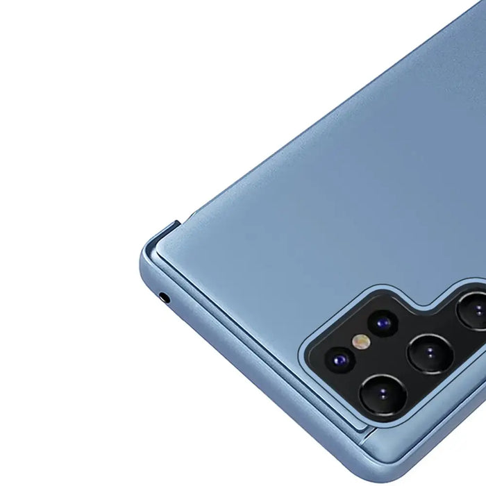 Clear View Case for Samsung Galaxy A56 Cover with Flip - Blue - Cell phone cases and covers<<<HurtelXML