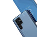 Clear View Case for Samsung S24+ with flap - blue - Cell phone cases and covers<<<HurtelXML