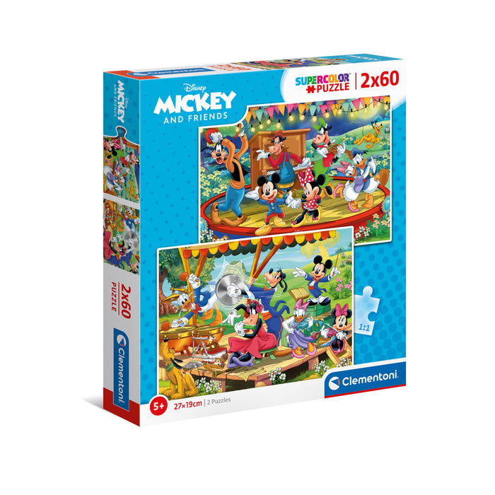 CLEMENTONI 2x60h. Puzzle Mickey and Friends