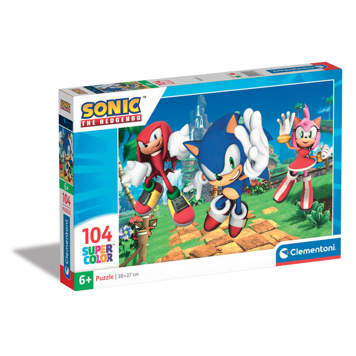 CLEMENTONI 104h. Sonic Puzzle