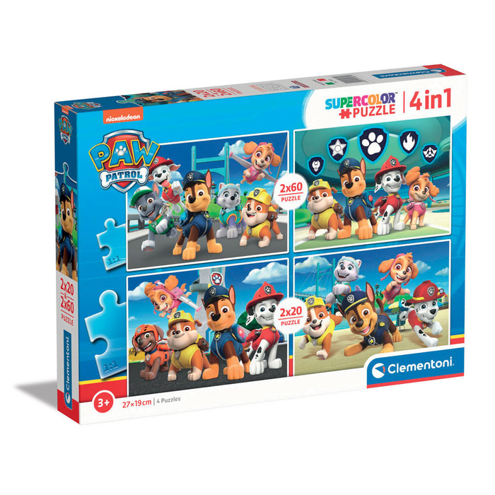 CLEMENTONI 2x20+2x60h. Puzzle Paw Patrol
