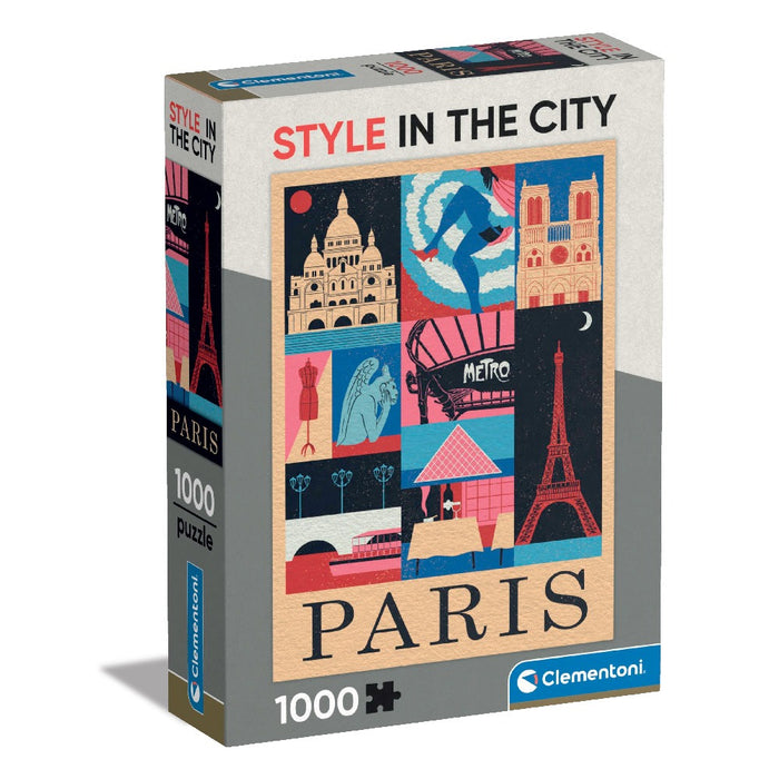 CLEMENTONI 1000h Puzzle STYLE IN THE CITY PARIS