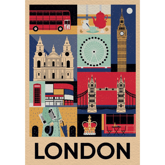 CLEMENTONI 1000h Puzzle STYLE IN THE CITY LONDON