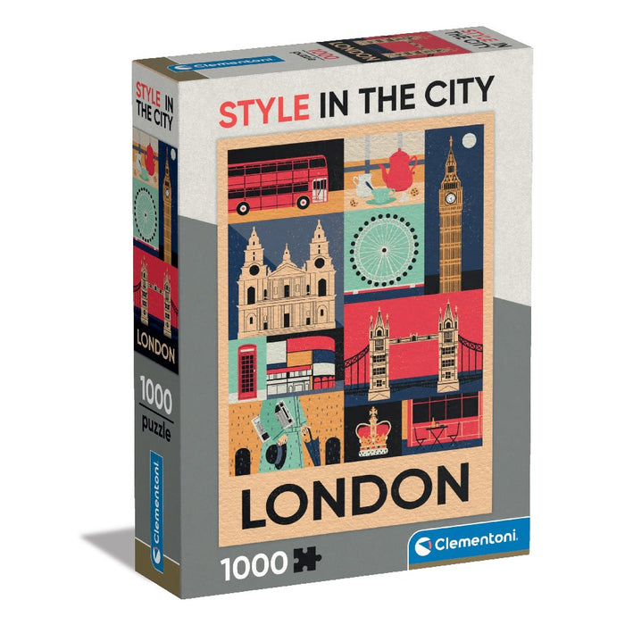 CLEMENTONI 1000h Puzzle STYLE IN THE CITY LONDON