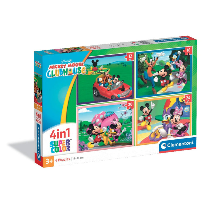 CLEMENTONI 4 In 1 Puzzle Mickey Mouse Club House