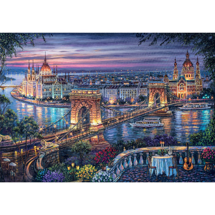 CLEMENTONI 1000h Puzzle LIGHTS OF THE DANUBE