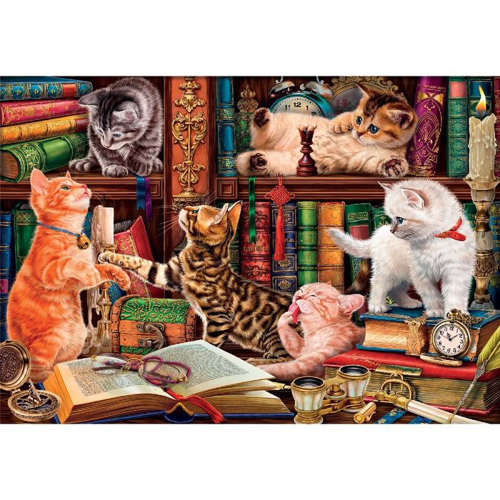 CLEMENTONI 1000h Puzzle CURIOUS WHISKERS