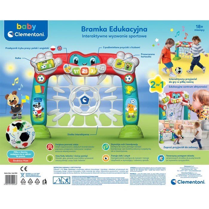 Clementoni Set – Interactive Goal