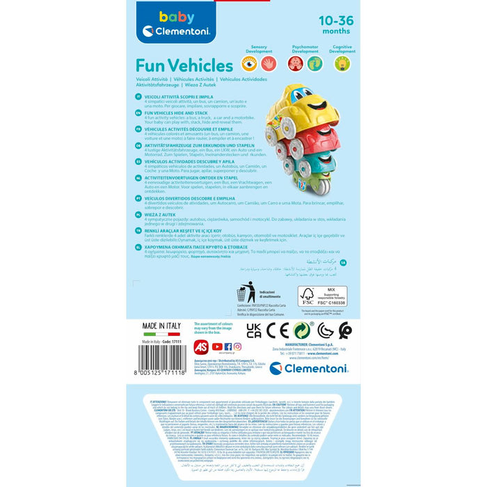 Vehicle Playset Clementoni (4 pcs)