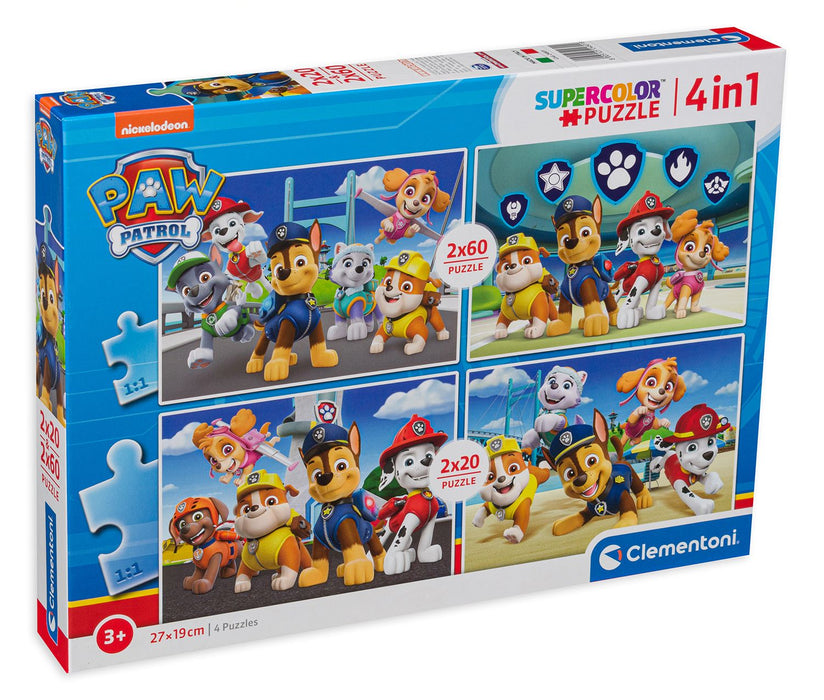 Clementoni 4 in 1 puzzle - Paw Patrol