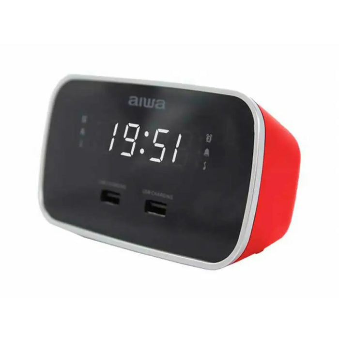 Clock-Radio Aiwa CRU19RD ROJO Red - Електроника Звук<<<Компютри| Електроника<<<BigBuy&&&Радио Будилници<<<Електроника