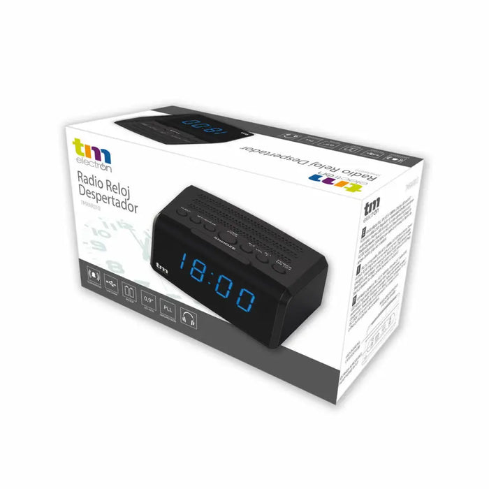 Clock-Radio LED PLL FM 0,5 W - Електроника Звук<<<Компютри| Електроника<<<BigBuy&&&Радио Будилници<<<Електроника