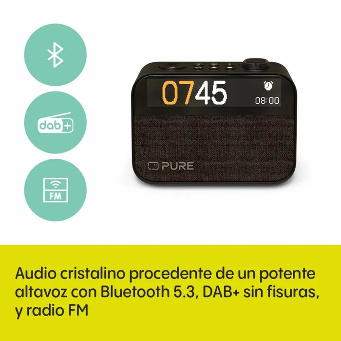 Clock-Radio Pure PURE MOMENT - Електроника Звук<<<Компютри| Електроника<<<BigBuy&&&Радио Будилници<<<Електроника