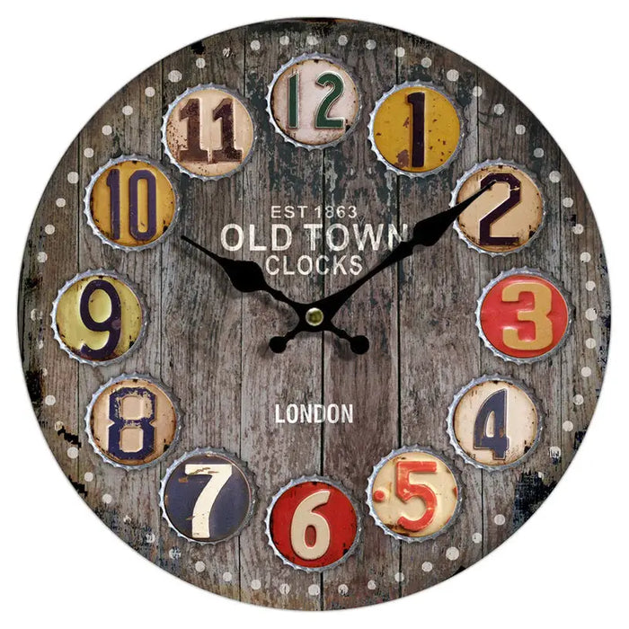 CLOCK WALL ART F34 CM. MIX - Часовници<<<Декорации<<<Мебели и интериор<<<Praktiker