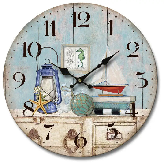CLOCK WALL ART F34 CM. MIX - Часовници<<<Декорации<<<Мебели и интериор<<<Praktiker